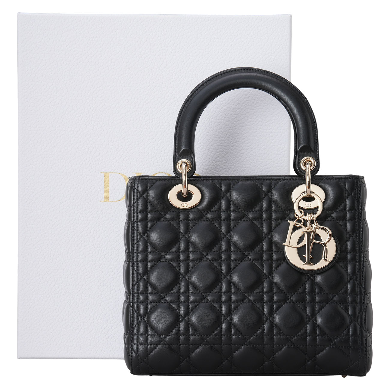 CHRISTIAN DIOR(USED)디올 레이디백 미듐